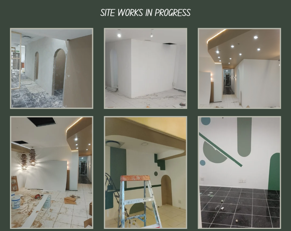 Healthcare interior transformation completed space