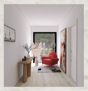 Package three detailed interior render